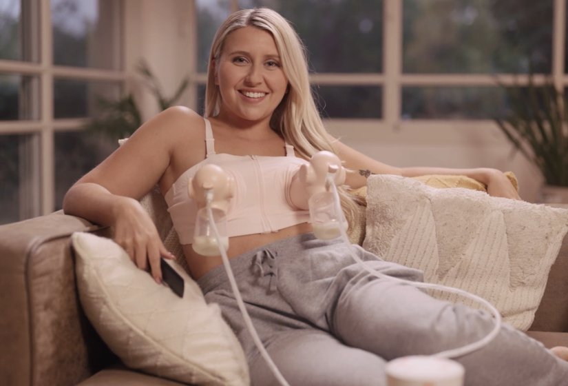 Using A Hands Free Pumping Bra